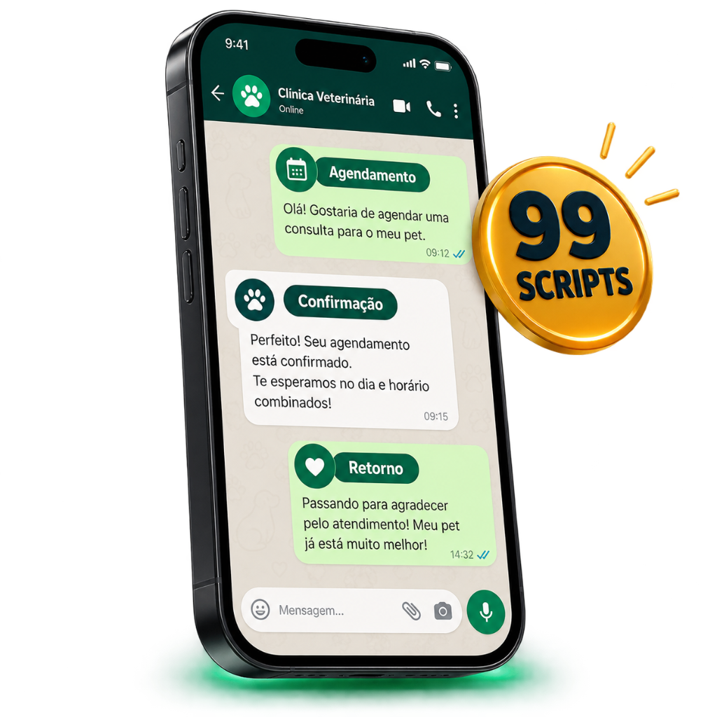 99 Scripts de WhatsApp Veterinário